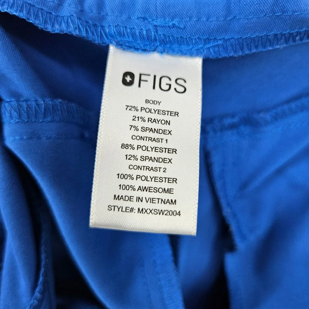 Figs Scrub Pants Mens Small Tansen Royal Blue Jogger Nurses Healthcare Uniforms